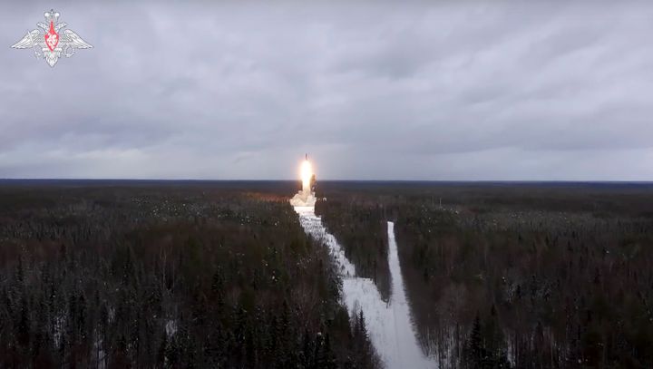 Φεβρουάριος 2022 <br>Δοκιμή του ρωσικού βαλλιστικού διηπειρωτικού πύραυλου YARS