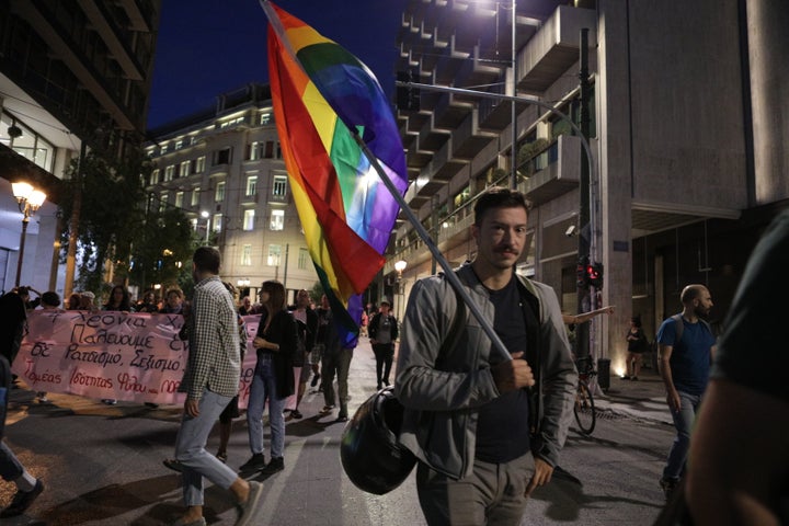 ΣΥΓΚΕΝΤΡΩΣΗ ΚΑΙ ΠΟΡΕΙΑ ΓΙΑ ΤΗΝ ΔΟΛΟΦΟΝΙΑ ΤΟΥ ΑΚΤΙΒΙΣΤΗ ΖΑΚ ΚΩΣΤΟΠΟΥΛΟΥ. Τρίτη 20 Σεπτεμβρίου 2022 (ΒΑΣΙΛΗΣ ΡΕΜΠΑΠΗΣ / EUROKINISSI)