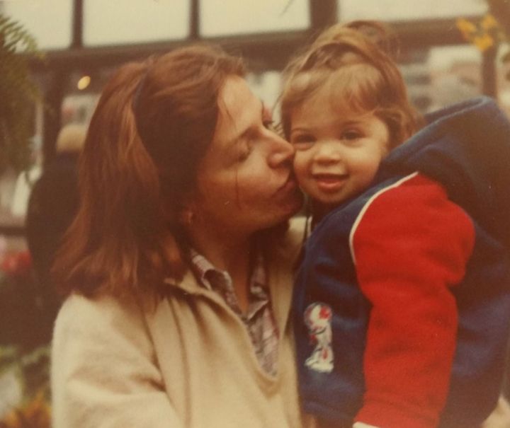 The author and her mom in 1979.