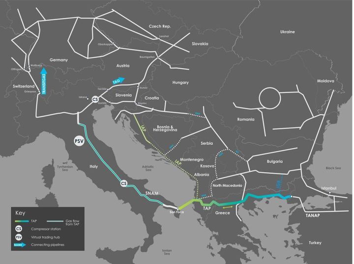Διαδριατικός Αγωγός Φυσικού Αερίου (TAP) – Ελλάδα, Αλβανία, Ιταλία