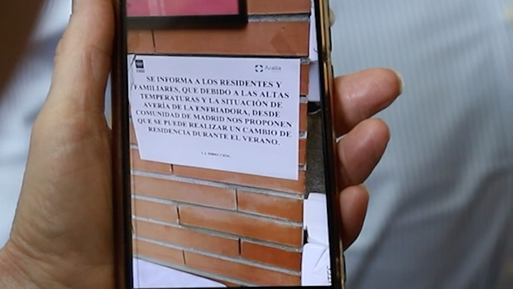 Mensaje de la residencia Peñuelas a los familiares y residentes.