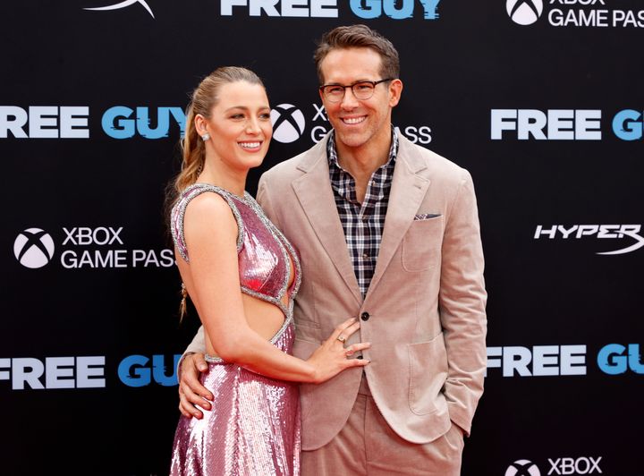 Actors Blake Lively and Ryan Reynolds in 2021.