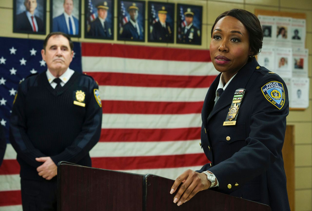 Amanda Warren as Deputy Inspector Regina Haywood, the newly promoted boss of the 74th Precinct, on the new CBS series "East New York."