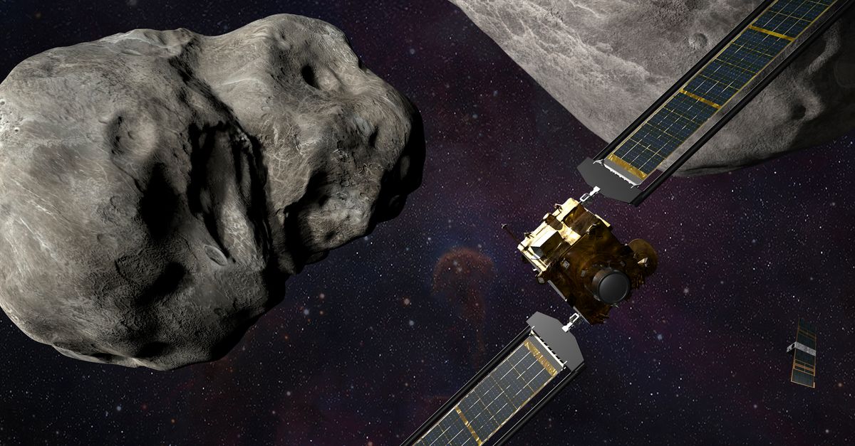 Why is a NASA spacecraft colliding with an asteroid?