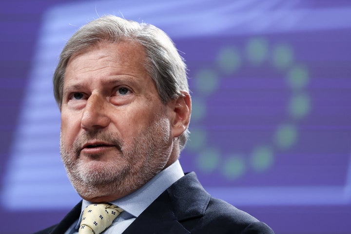 Johannes Hahn, comisario europeo de Presupuestos, el su intervención del pasado 18 de septiembre en Bruselas.
