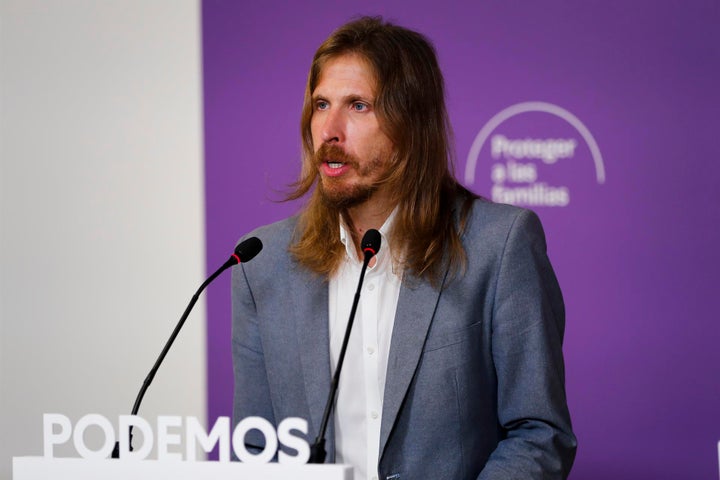 El procurador de Podemos en las Cortes de Castilla y León, Pablo Fernández