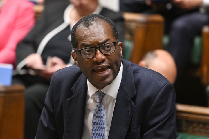Kwasi Kwarteng delivering his mini-budget in the House of Commons.
