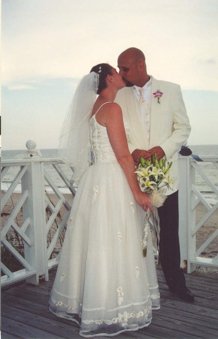 Bob and Deirdre on their wedding day.