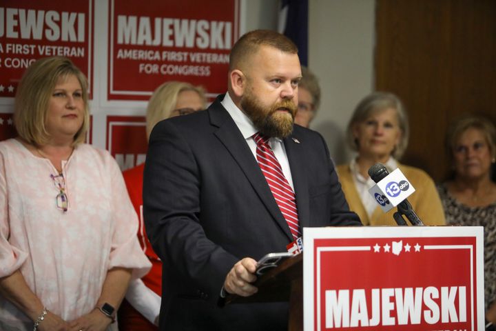 J.R. Majewski doubled down on claims that he served in Afghanistan as a member of the Air Force but declined to show any documentation.