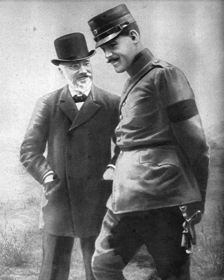 Ελευθέριος Βενιζέλος και ο Βασιλιάς Κωνσταντίνος το 1913 λίγο πριν το σχίσμα