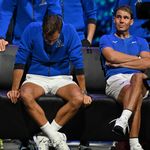 La emotiva reacción de Rafa Nadal durante el homenaje a Roger Federer que no deja de