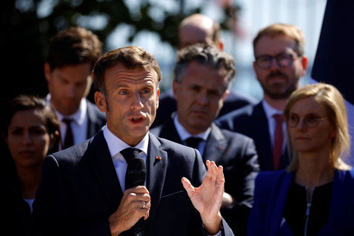 El presidente de Francia, Emmanuel Macron.