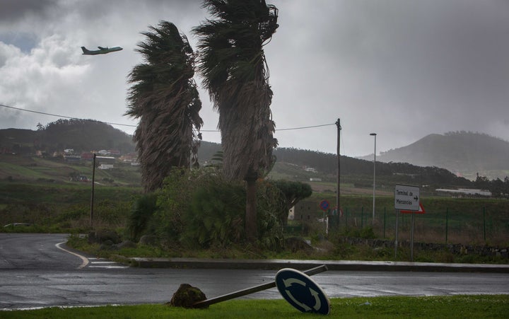 Foto de archivo de lluvias en Tenerife.