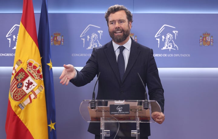 El portavoz del Grupo Parlamentario Vox en el Congreso de los Diputados, Iván Espinosa de los Monteros.