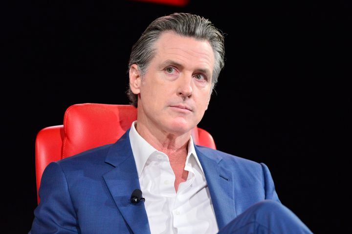 California Gov. Gavin Newsom speaks onstage during the second day of Vox Media's 2022 Code Conference on September 07, 2022, in Beverly Hills, California.