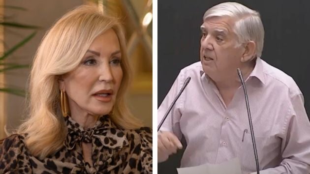 Carmen Lomana y Félix López-Rey.