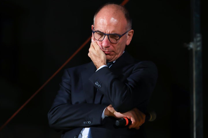 El secretario general del Partido Democrático, Enrico Letta.