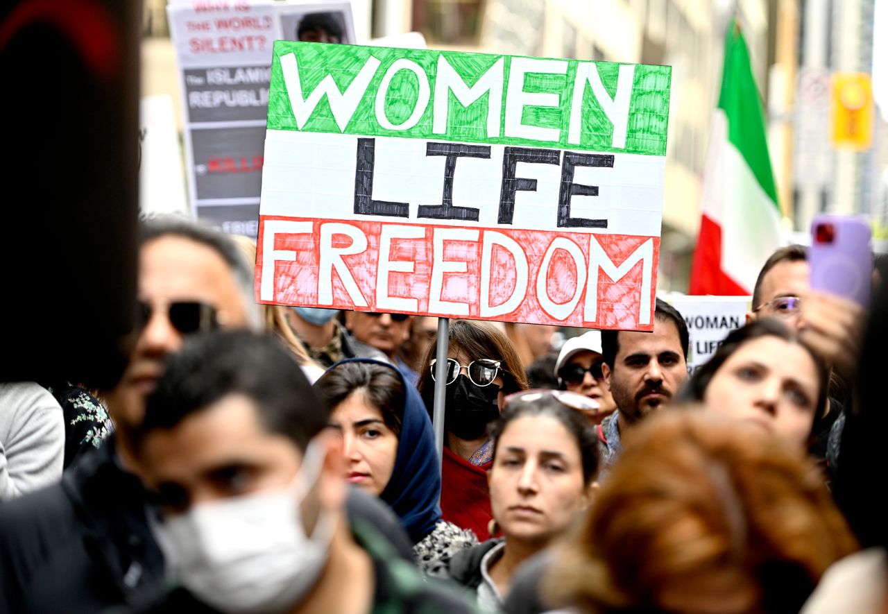 Women take off hijab in Iran; mark protest over death of Mahsa