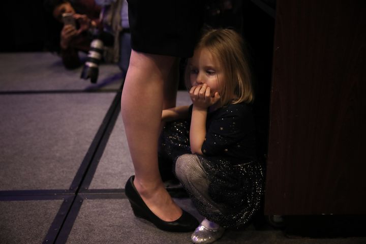 In 2018, Spanberger rose to prominence for election night photos that showed his young daughter at his feet during an election dubbed the "Year of the Woman."