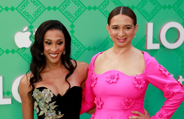 "There’s a side to her that a lot of people don’t see," Rodriguez (left, with co-star Maya Rudolph) said of her role on the Apple TV+ series "Loot."