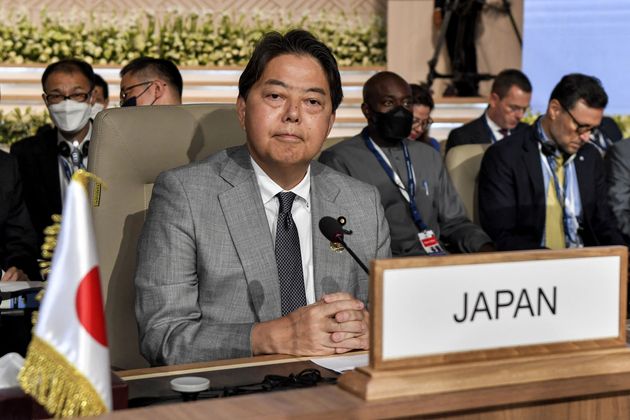 日本の林芳正外相（2022年撮影）Photo by FETHI BELAID/POOL/AFP via Getty Images