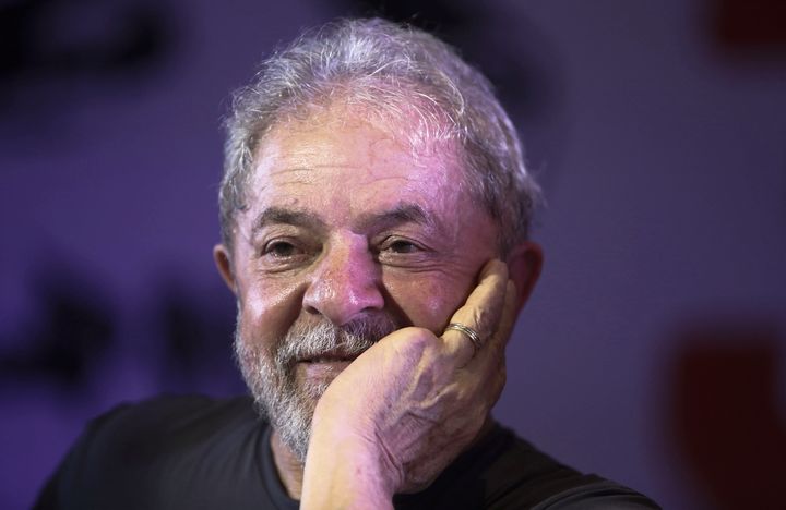 Luiz Inacio Lula da Silva, durante un acto de aniversario de su partido, el de los Trabajadores, en Sao Paulo.