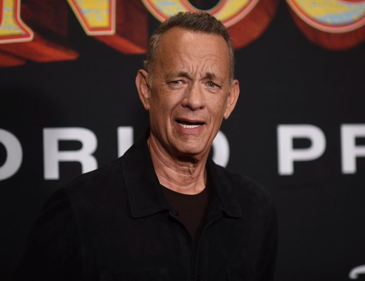 Tom Hanks arrives at the world premiere of 2022's "Pinocchio."
