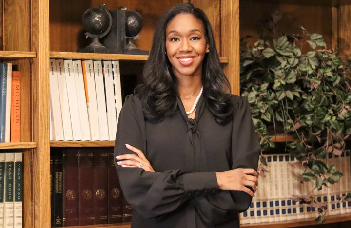 Michigan state Rep. Kyra Harris Bolden won the Democratic nomination for a seat on the state's Supreme Court. Photo taken in Lansing, MI.