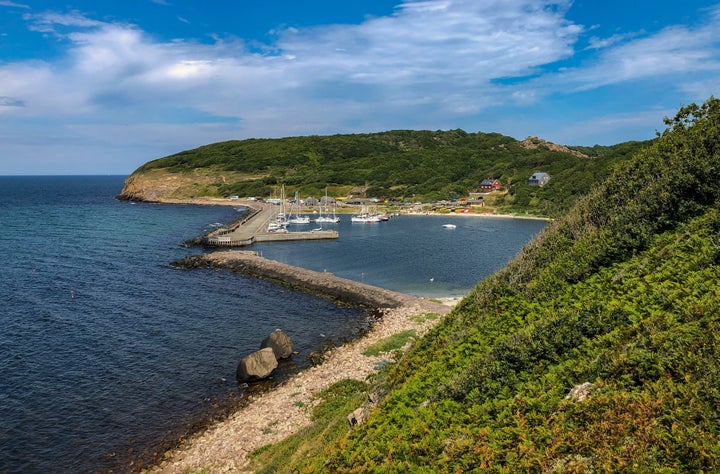 Imagen de la isla de Bornholm este verano