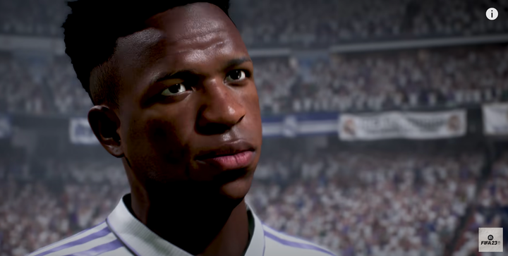 Vinicius Jr en Fifa 23.