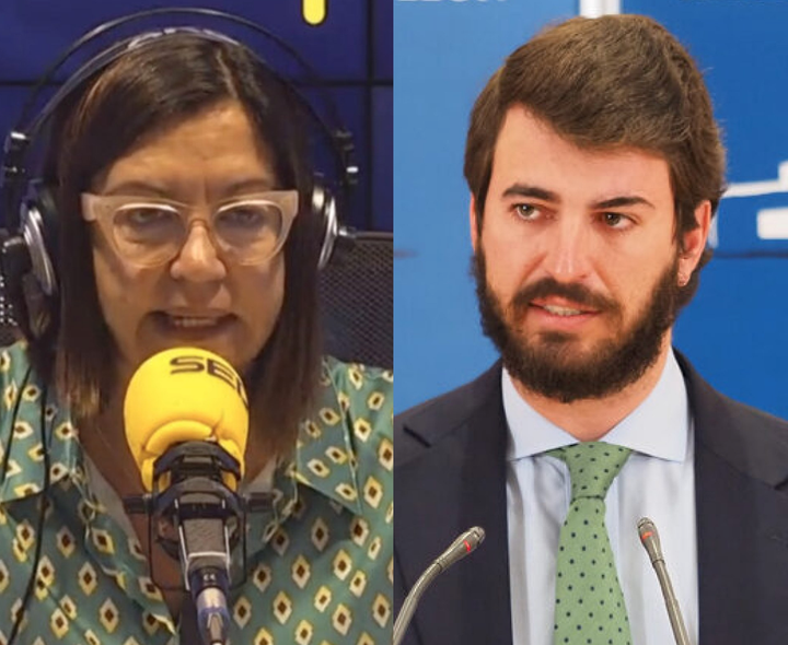 Àngels Barceló y Juan García Gallardo.