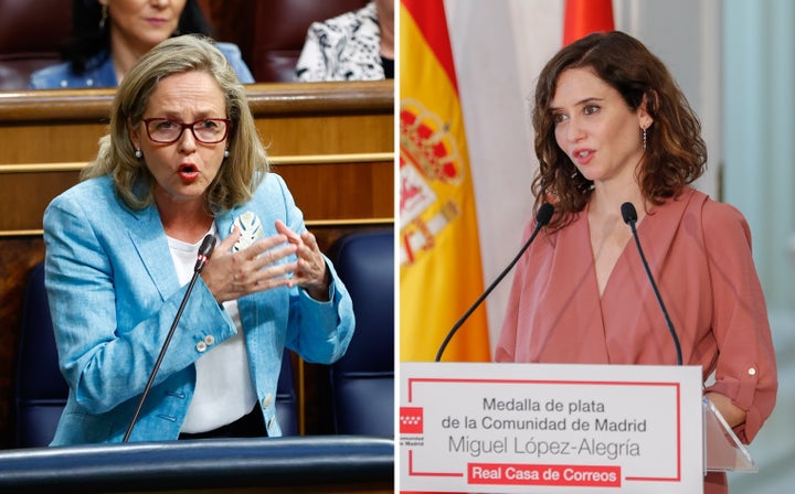 Nadia Calviño e Isabel Díaz Ayuso.