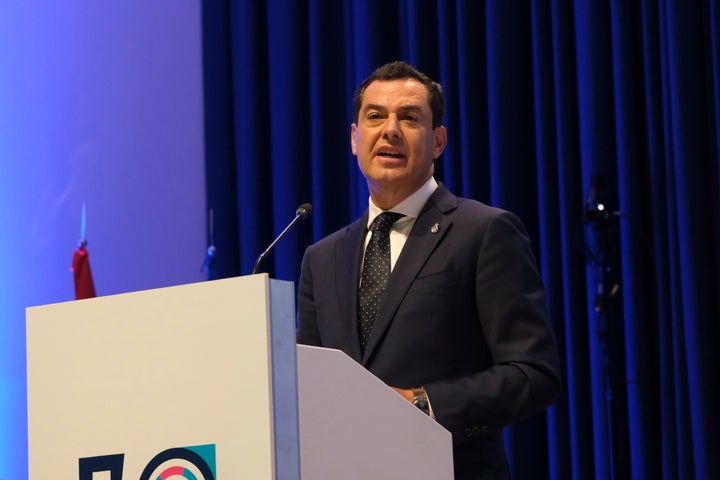 El presidente de Andalucía, Juanma Moreno Bonilla