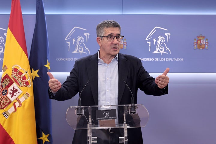 El portavoz del PSOE en el Congreso, Patxi López.