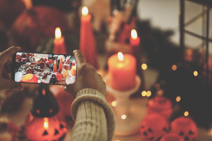 The colors of fall decor — oranges and yellows — are often associated with happy emotions.