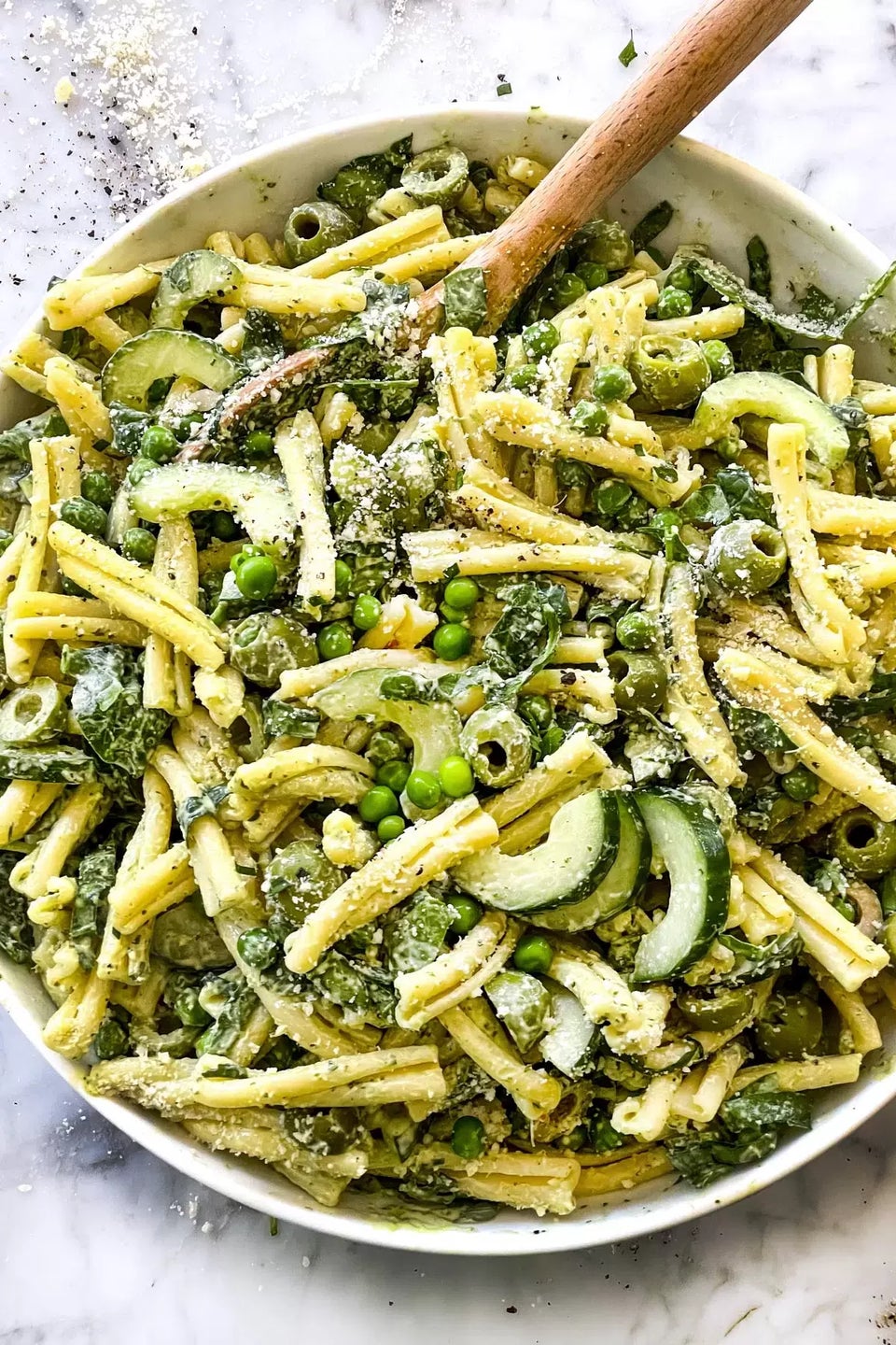 Green Goddess Pasta Salad