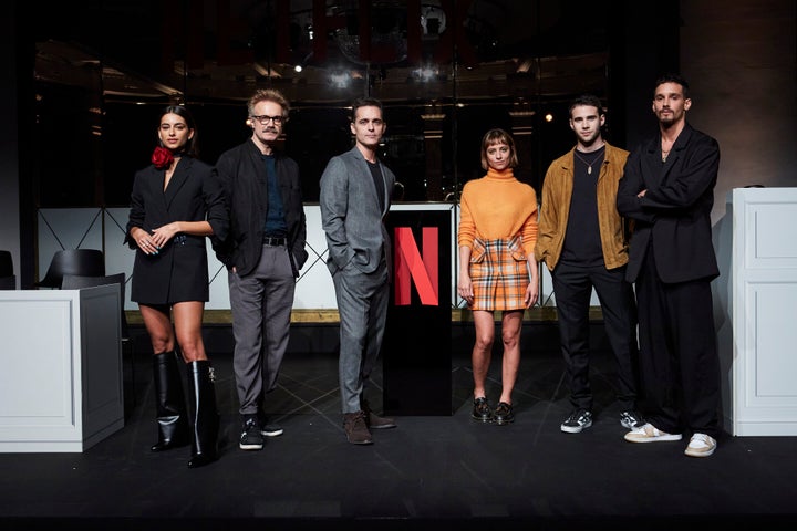 Begoña Vargas, Tristán Ulloa, Pedro Alonso, Michelle Jenner, Julio Peña y Joel Sánchez.