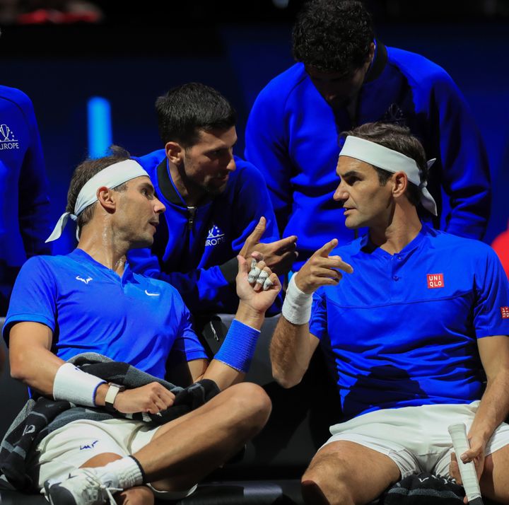 Djokovic da indicaciones a Federer y Nadal