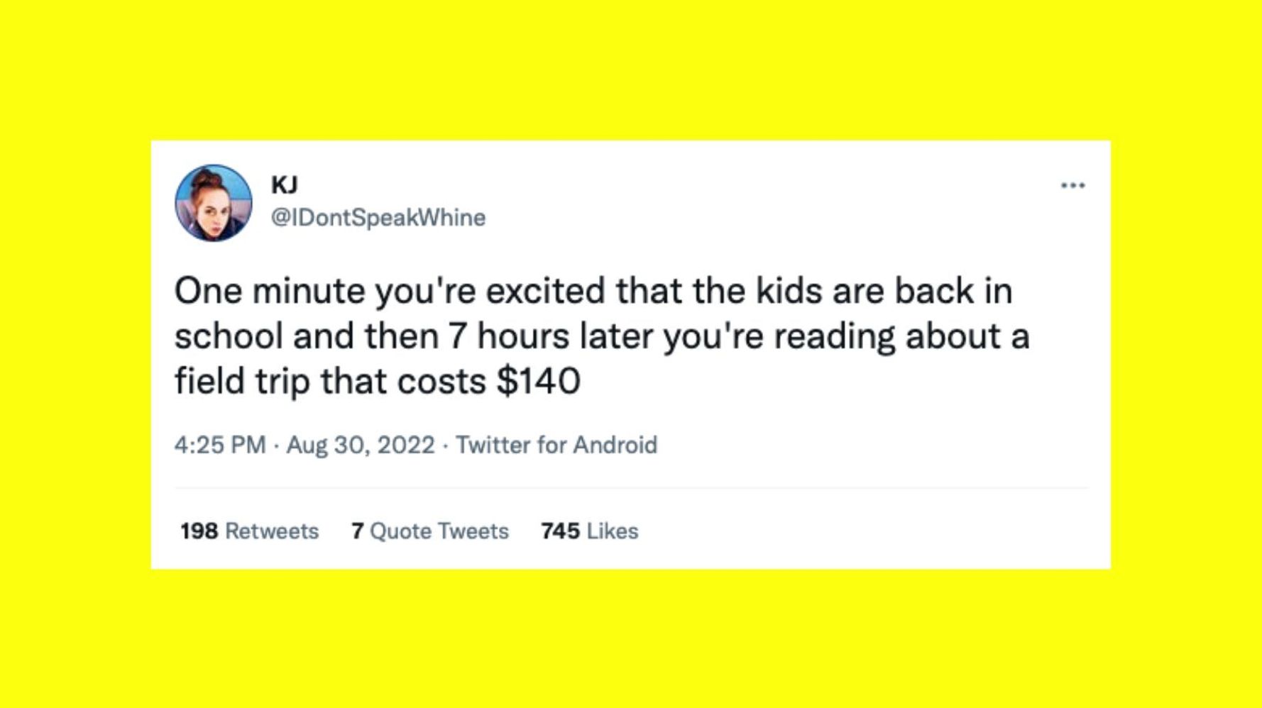 Funny Tweets From Parents About School Field Trips Huffpost Life