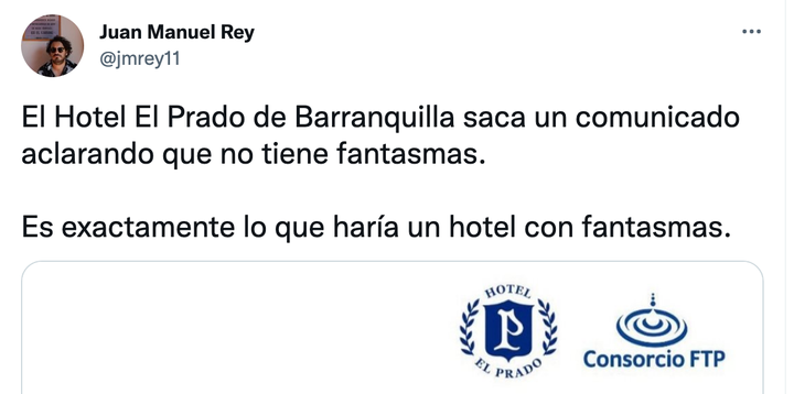 El comunicado emitido por el hotel.