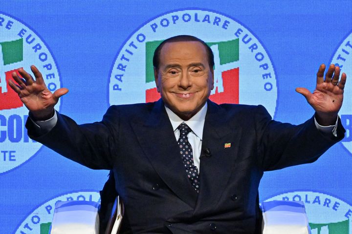 Silvio Berlusconi, líder del partido italiano "Forza Italia".