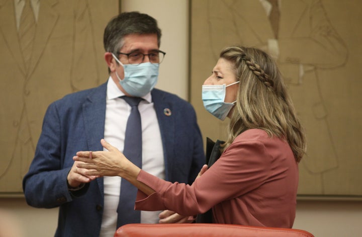 Patxi López y Yolanda Díaz.