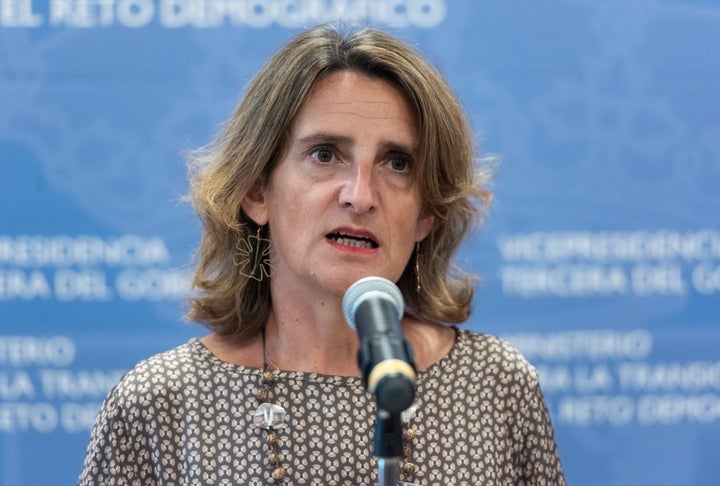 La vicepresidenta tercera del Gobierno y ministra para la Transición Ecológica y el Reto Demográfico, Teresa Ribera.