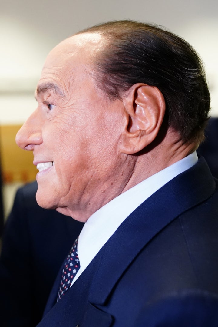 Silvio Berlusconi, líder del partido Forza Italia.