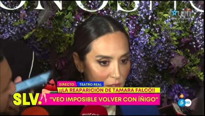 Tamara Falcó, hablando sobre su situación sentimental.