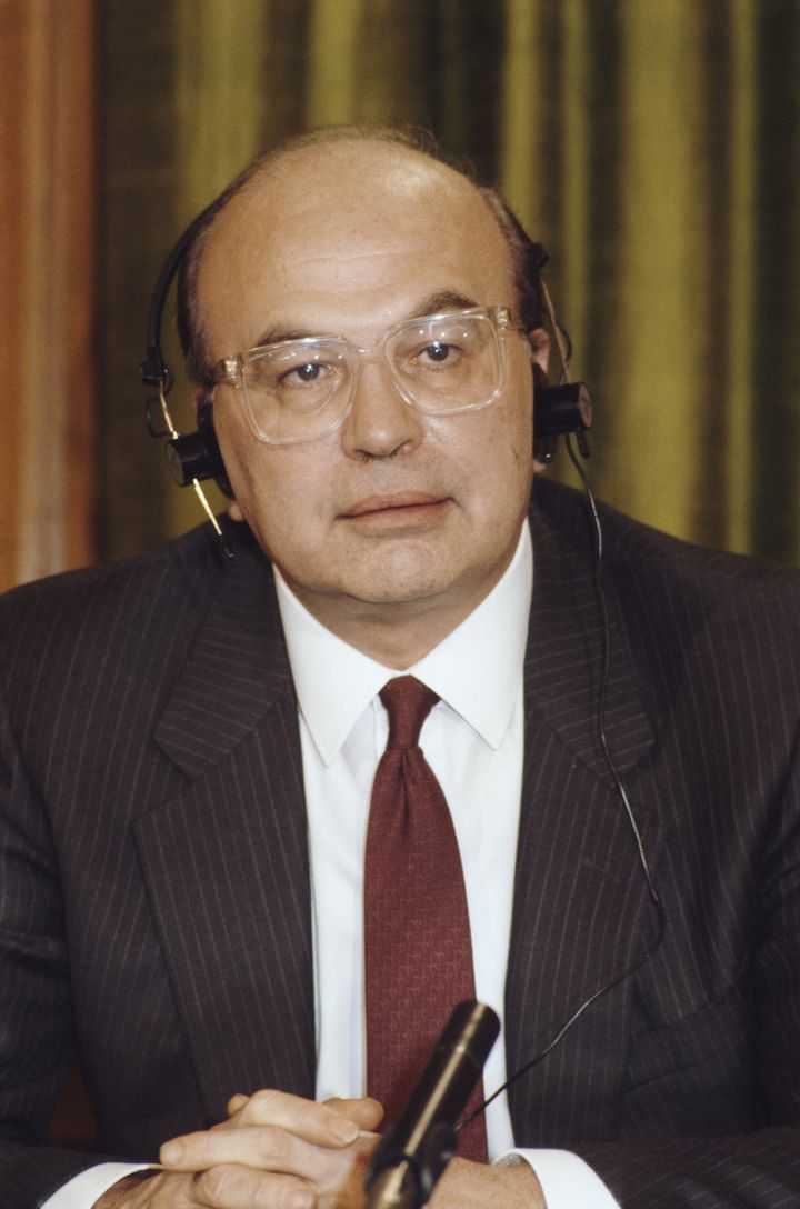 El Primer Ministro Italiano, Bettino Craxi.