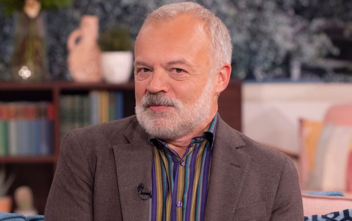 Graham Norton on the This Morning sofa