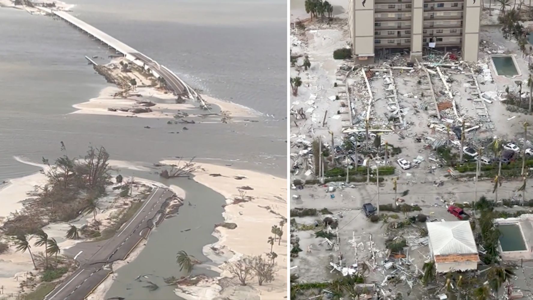 Aerial Video Shows Parts of Fort Myers, Florida, Decimated After Hurricane  Ian | HuffPost Impact