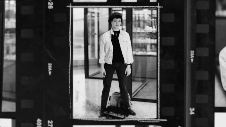 Sinéad O’Connor photographed in Dublin in 1985 as seen in the documentary.