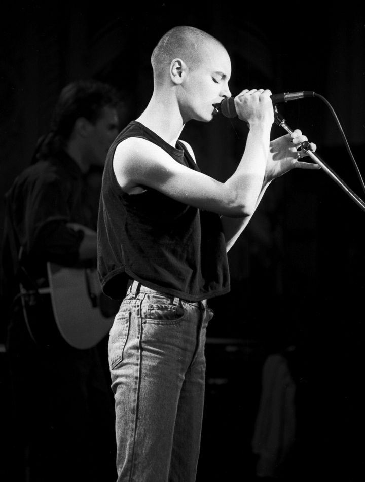 Sinead O'Connor performs onstage at Metro in Chicago, Illinois, United States on April 11, 1988.